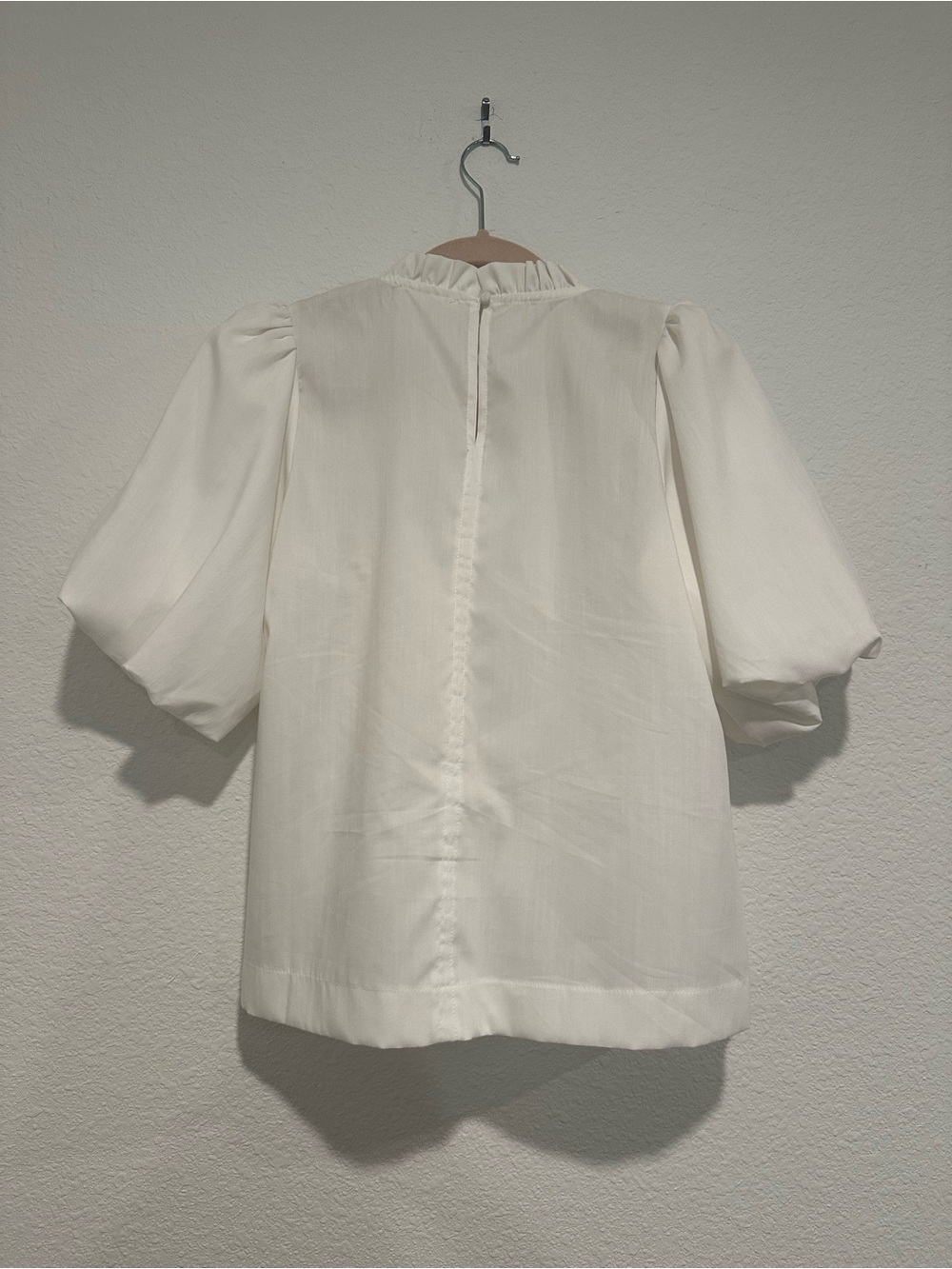 THML Embroidered White Peasant Top - Floral - Picture 2 of 3